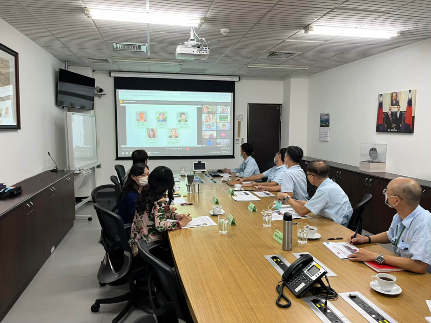 112年8月4日環保局陪同長春公司進行環境部視訊審查