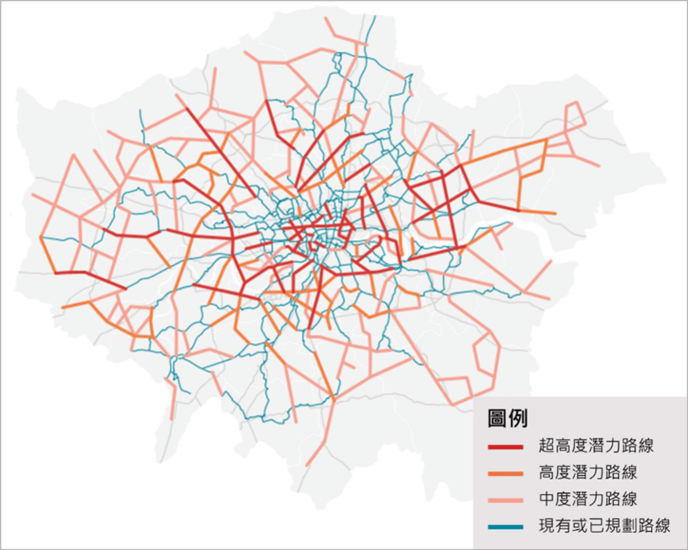 倫敦自行車路線規劃 